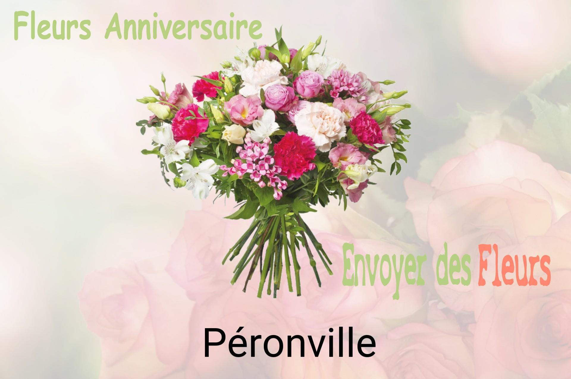 Bouquet de fleurs d’anniversaire livré à Péronville